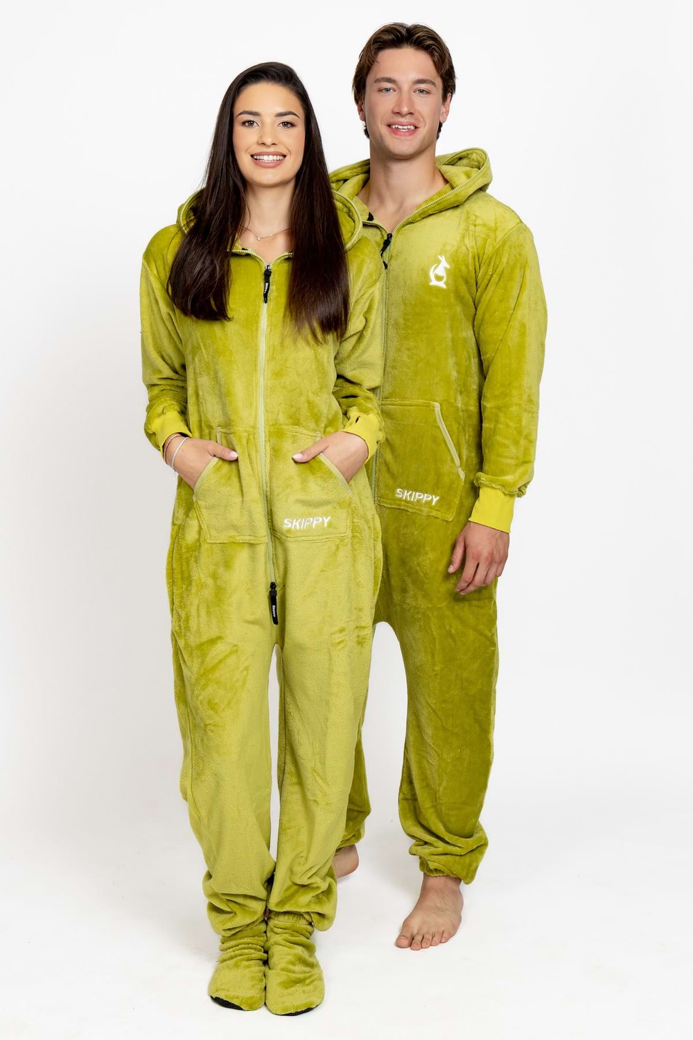 Overal velur wasabi