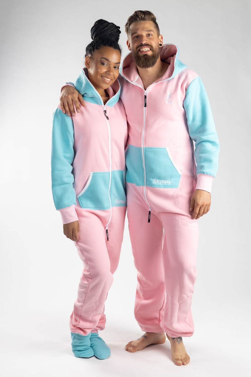 Skippy light pink light blue