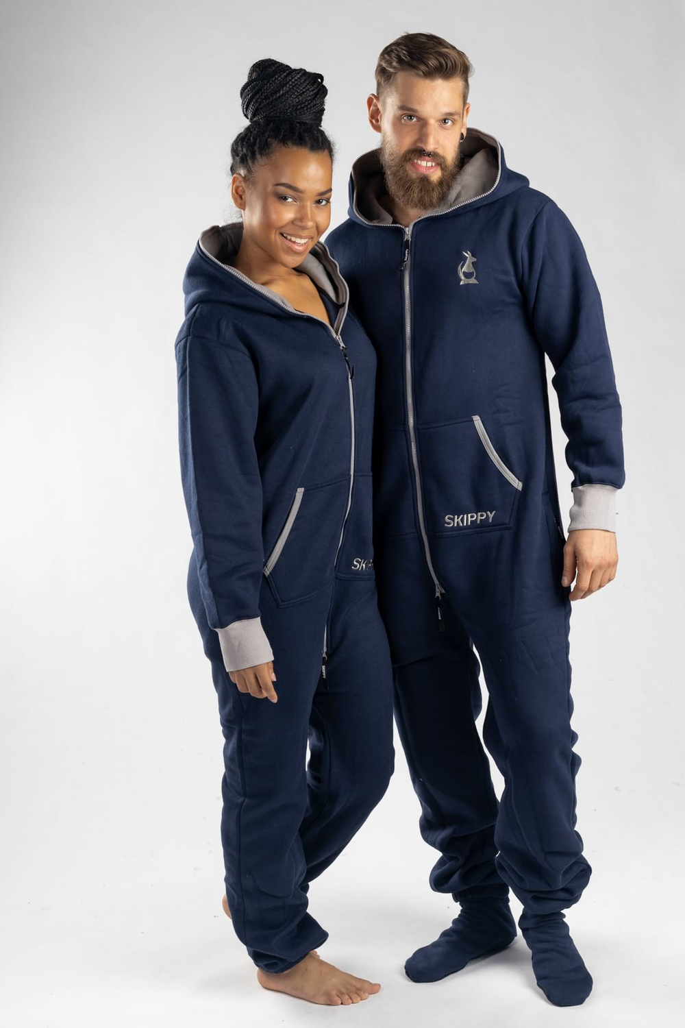 Dupačky navy silver