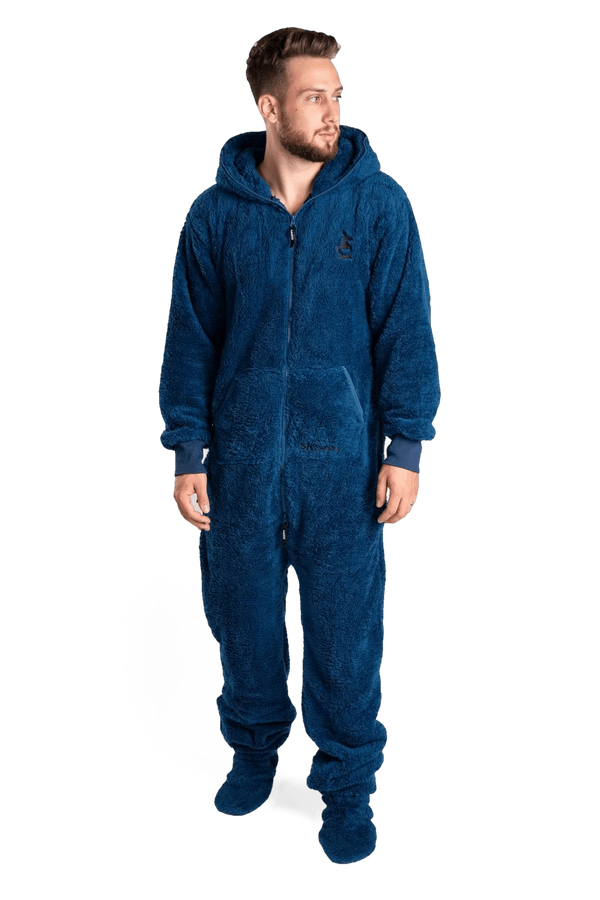 Overal teddy dusty blue