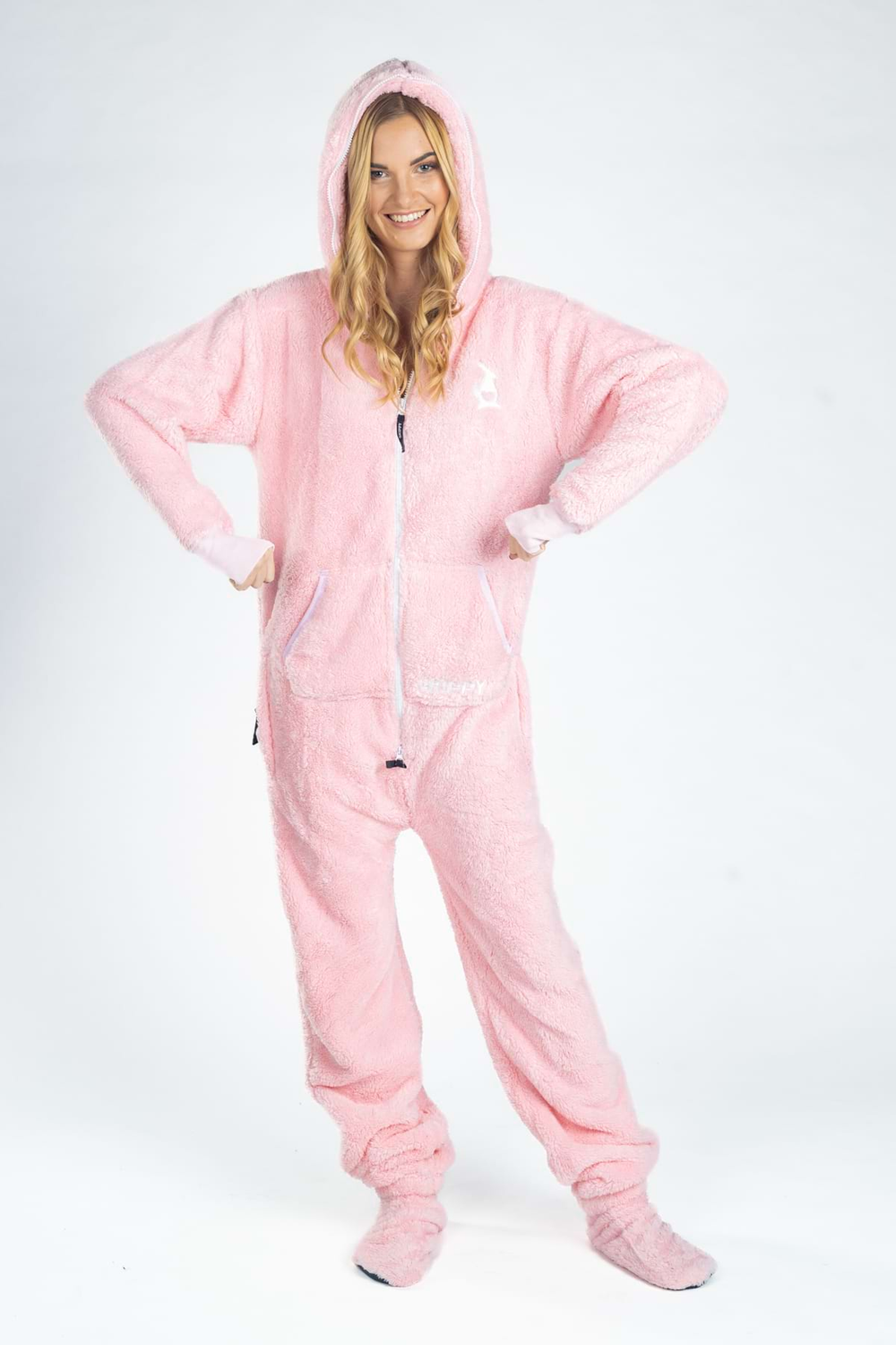 Dupačky teddy pastel pink