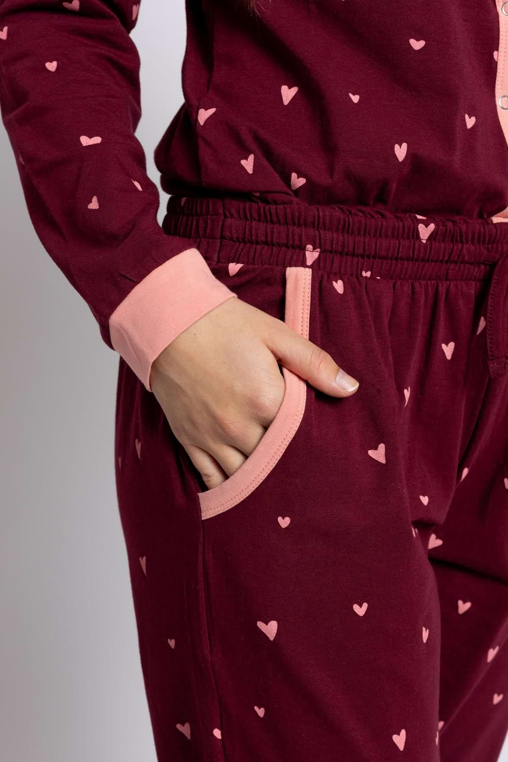 Dámský overal sangria hearts