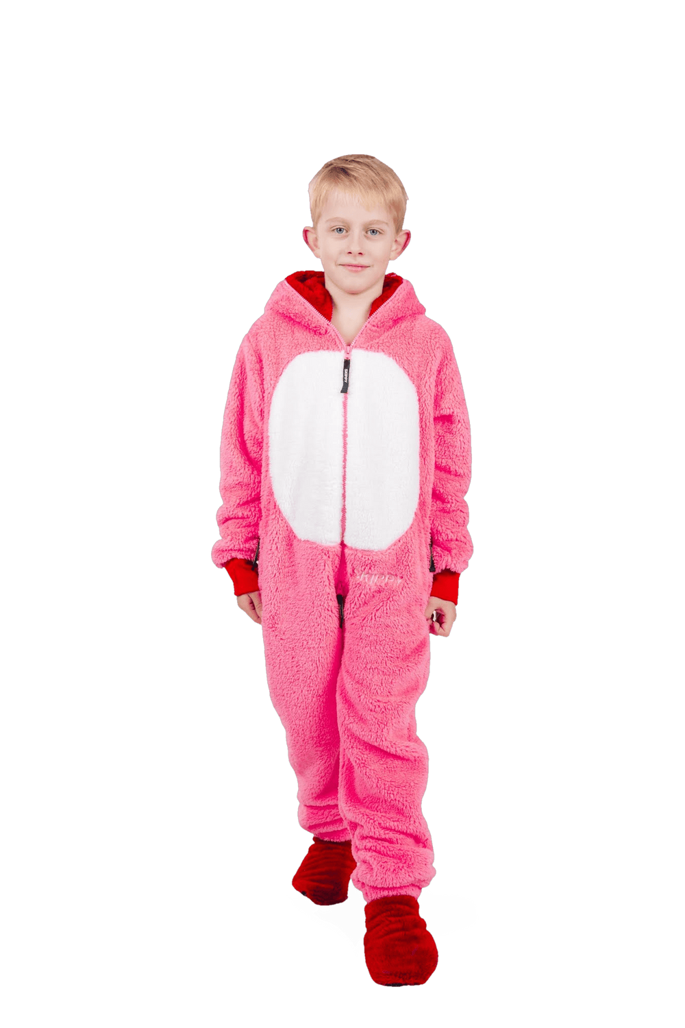 Dětský overal teddy růžový jednorožec