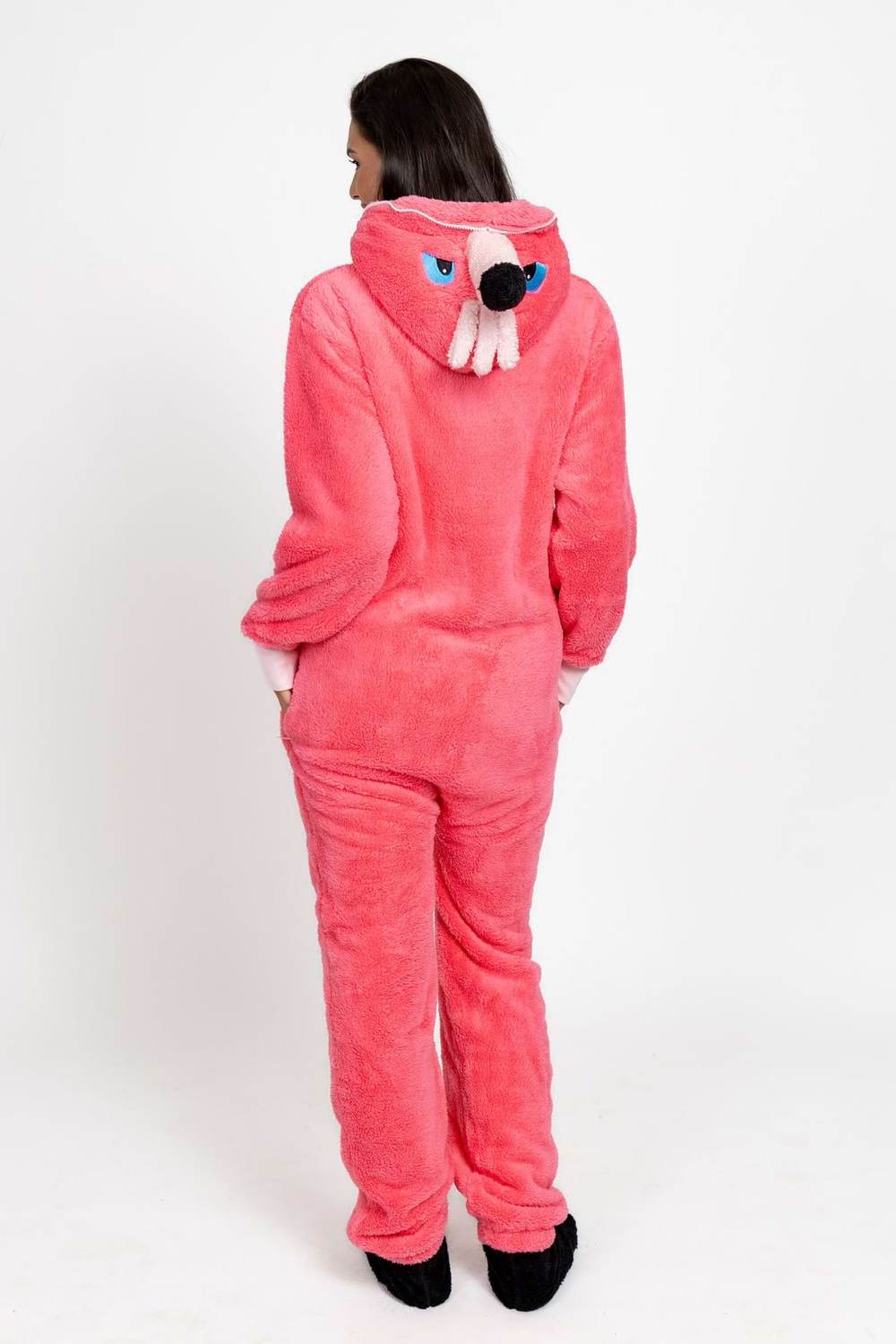 Overal teddy plameňák