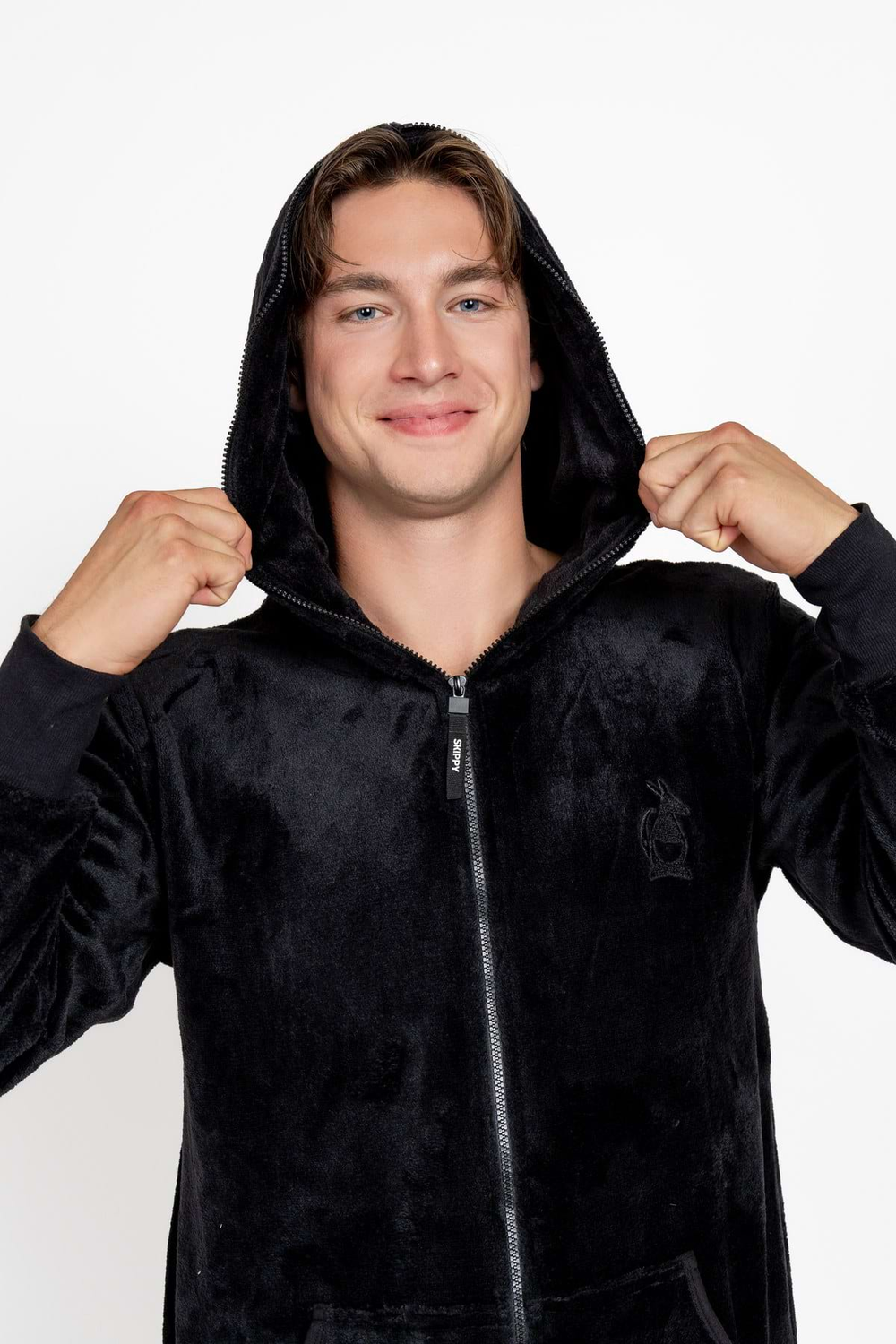 Overal velur black