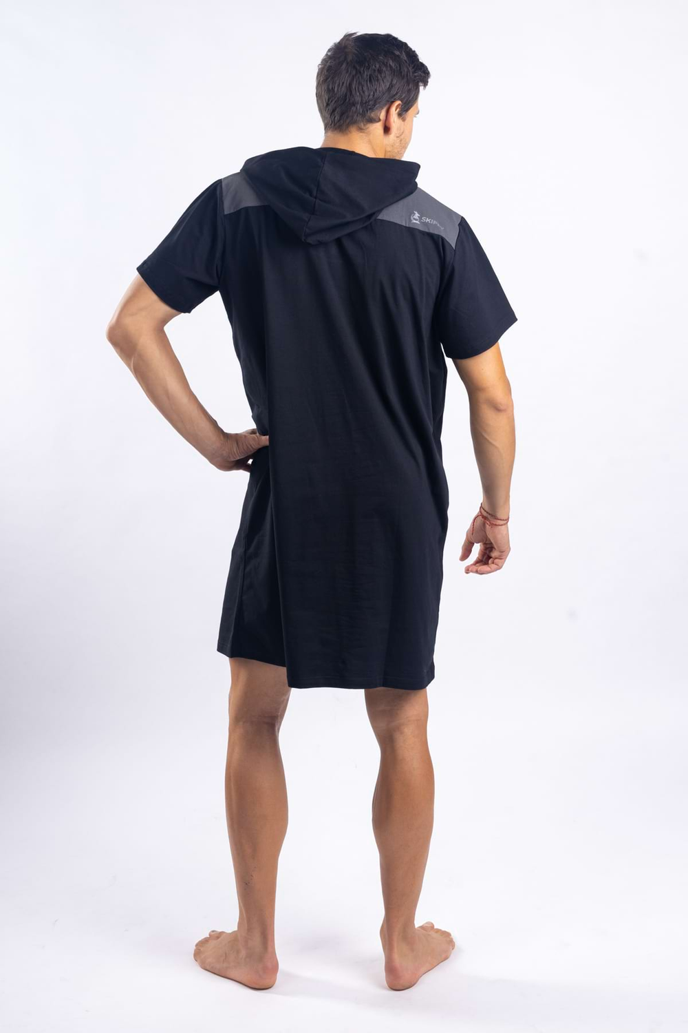 Pánská noční košile black grey