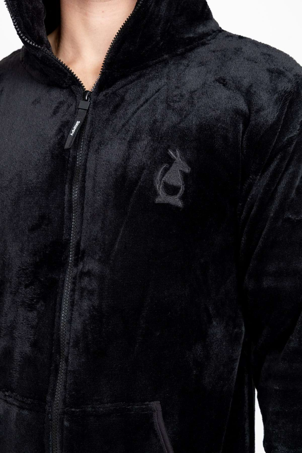 Overal velur black
